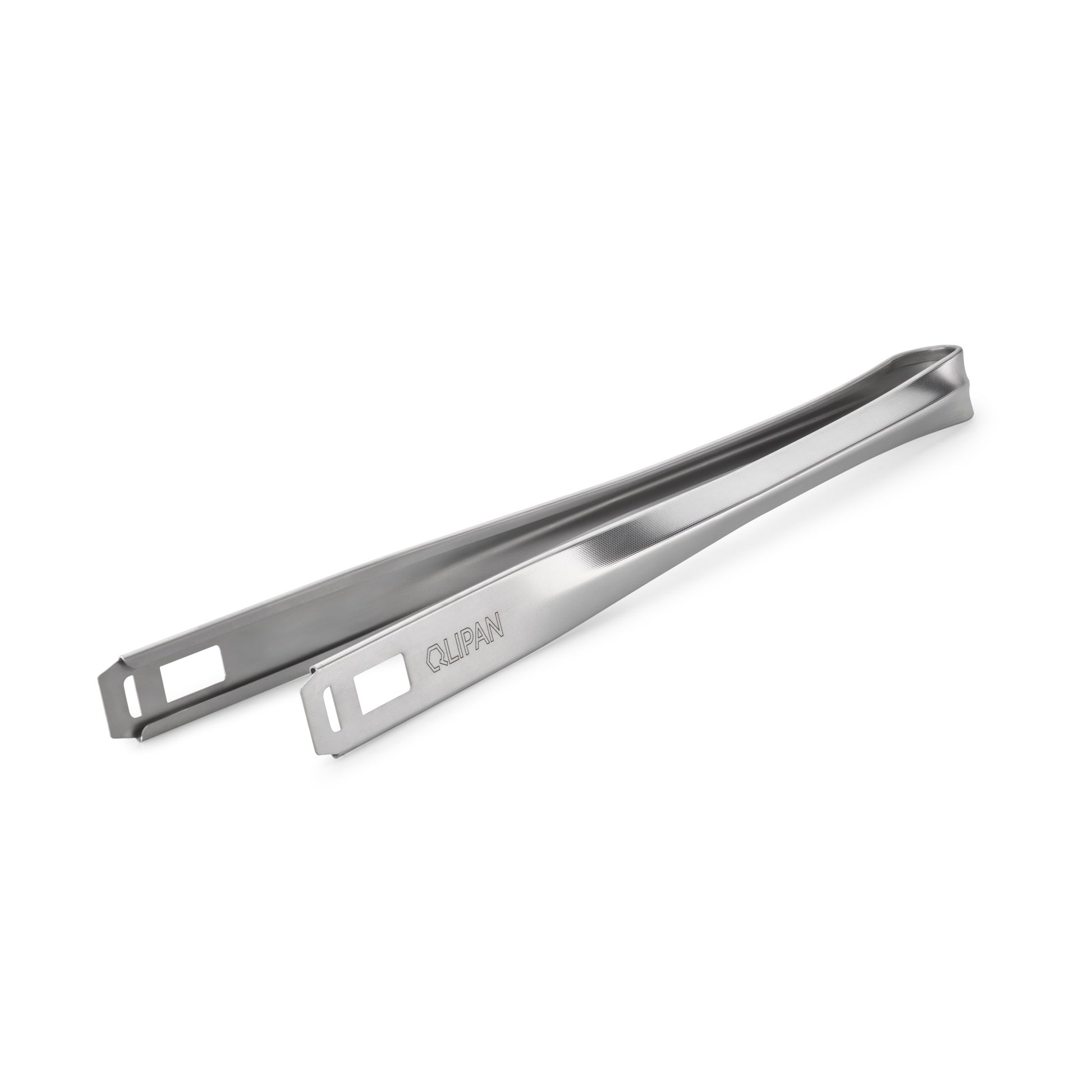 QLIPAN Edelstahl-Grillzange mit wechselbarem Qlip-Aufsatz